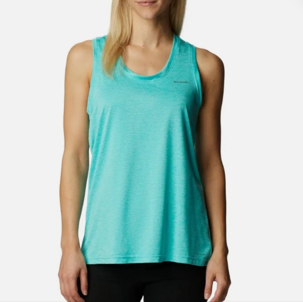 NWT! Columbia Turquoise Relaxed Tank Top